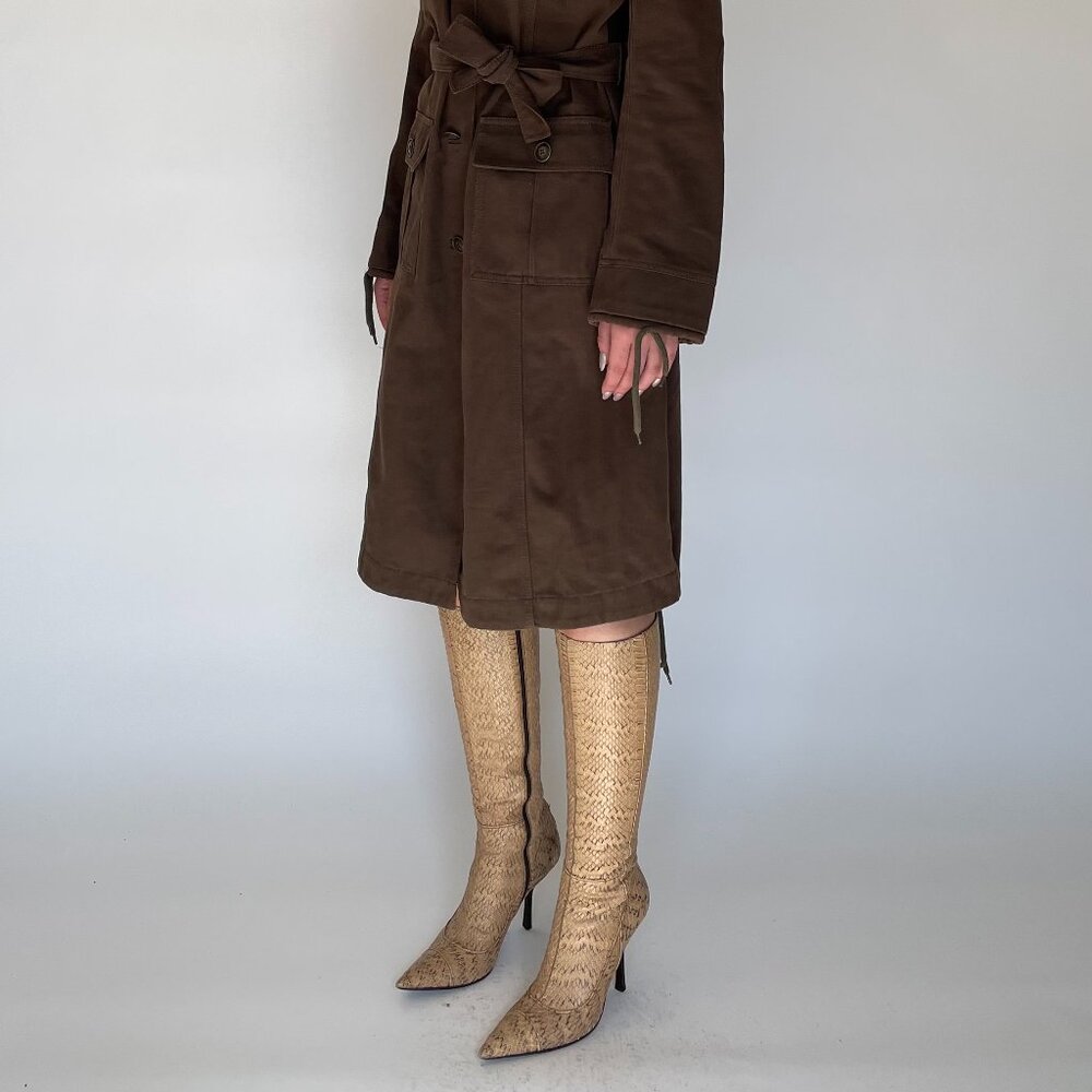Vintage Miu Miu Snakeskin Boots - Picture 5 of 6